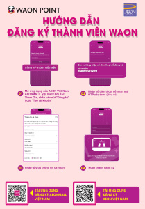 Hướng dẫn đăng ký thành viên WAON